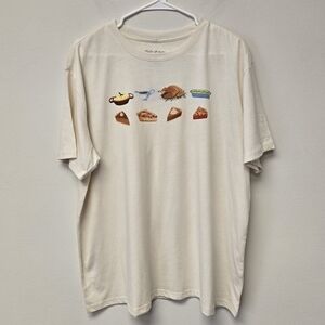 State of Mine Thanksgiving Harvest Short Sleeve Tee Natural XS
